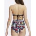 Geometry High Waist Bikini High-Waisted Bikini Set For Women Geometry High Waist Bikini High-Waisted Bikini Set For Women