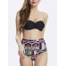 Geometry High Waist Bikini High-Waisted Bikini Set For Women Geometry High Waist Bikini High-Waisted Bikini Set For Women