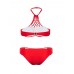 Plus Size High knitted Neck Halter Mesh Hollow Vintage Bikini Swimsuit Beachwear Plus Size High knitted Neck Halter Mesh Hollow Vintage Bikini Swimsuit Beachwear