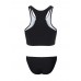 Neck Printed Geometry Retro Tankini Set Top Bathing Suit Swimwear Neck Printed Geometry Retro Tankini Set Top Bathing Suit Swimwear