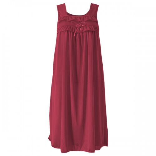 Women Sexy Ice Silk Sleepwear Breathable Sleeveless Pure Color Nightdress Lingerie Women Sexy Ice Silk Sleepwear Breathable Sleeveless Pure Color Nightdress Lingerie