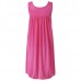 Women Sexy Ice Silk Sleepwear Breathable Sleeveless Pure Color Nightdress Lingerie Women Sexy Ice Silk Sleepwear Breathable Sleeveless Pure Color Nightdress Lingerie