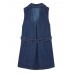 Casual Women Double-Breasted Denim Sleeveless Long Vest Waistcoat Casual Women Double-Breasted Denim Sleeveless Long Vest Waistcoat