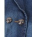 Casual Women Double-Breasted Denim Sleeveless Long Vest Waistcoat Casual Women Double-Breasted Denim Sleeveless Long Vest Waistcoat