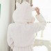 Women Men Comfy Hooded Bathrobe Thicken Coral Velvet Lovely Animals Robes Women Men Comfy Hooded Bathrobe Thicken Coral Velvet Lovely Animals Robes