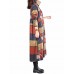 L-5XL Casual Women Loose Turtleneck Color Block Dress L-5XL Casual Women Loose Turtleneck Color Block Dress