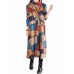 L-5XL Casual Women Loose Turtleneck Color Block Dress L-5XL Casual Women Loose Turtleneck Color Block Dress