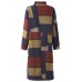 L-5XL Casual Women Loose Turtleneck Color Block Dress L-5XL Casual Women Loose Turtleneck Color Block Dress