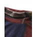 L-5XL Casual Women Loose Turtleneck Color Block Dress L-5XL Casual Women Loose Turtleneck Color Block Dress