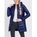 Casual Women Pure Color Hooded Long Sleeve Down Coats Casual Women Pure Color Hooded Long Sleeve Down Coats