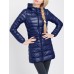 Casual Women Pure Color Hooded Long Sleeve Down Coats Casual Women Pure Color Hooded Long Sleeve Down Coats