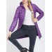 Casual Women Pure Color Hooded Long Sleeve Down Coats Casual Women Pure Color Hooded Long Sleeve Down Coats