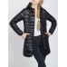 Casual Women Pure Color Hooded Long Sleeve Down Coats Casual Women Pure Color Hooded Long Sleeve Down Coats