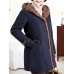 Casual Women Single Breasted Long Sleeve Fleece Lined Winter Warm Coat Casual Women Single Breasted Long Sleeve Fleece Lined Winter Warm Coat