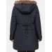 Casual Women Single Breasted Long Sleeve Fleece Lined Winter Warm Coat Casual Women Single Breasted Long Sleeve Fleece Lined Winter Warm Coat
