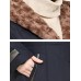 Casual Women Single Breasted Long Sleeve Fleece Lined Winter Warm Coat Casual Women Single Breasted Long Sleeve Fleece Lined Winter Warm Coat