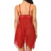 See Through Flounces Backless Nightdress Sexy Lingerie See Through Flounces Backless Nightdress Sexy Lingerie