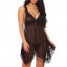 See Through Flounces Backless Nightdress Sexy Lingerie See Through Flounces Backless Nightdress Sexy Lingerie