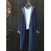 Casual Women Drawstring Long Sleeve Hooded Denim Coats with Pockets Casual Women Drawstring Long Sleeve Hooded Denim Coats with Pockets