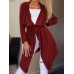 Autumn Casual Women Solid Color Irregular Hem Lapel Jacket Autumn Casual Women Solid Color Irregular Hem Lapel Jacket