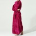 Plus Size Long Sleeve Bathrobe Flannel Thicken Nightgown Sleepwear Plus Size Long Sleeve Bathrobe Flannel Thicken Nightgown Sleepwear