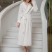 Plus Size Long Sleeve Bathrobe Flannel Thicken Nightgown Sleepwear Plus Size Long Sleeve Bathrobe Flannel Thicken Nightgown Sleepwear