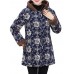 Women Retro Floral Print Buttons Long Sleeve Hooded Coats Women Retro Floral Print Buttons Long Sleeve Hooded Coats