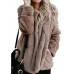 Women Thicken Fleece Lapel Solid Color Winter Sweatshirt Coats Women Thicken Fleece Lapel Solid Color Winter Sweatshirt Coats