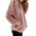 Women Thicken Fleece Lapel Solid Color Winter Sweatshirt Coats Women Thicken Fleece Lapel Solid Color Winter Sweatshirt Coats