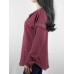 Autumn Winter Long Sleeve Patchwork Buttons Loose Casual T-shirts Autumn Winter Long Sleeve Patchwork Buttons Loose Casual T-shirts