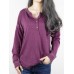 Autumn Winter Long Sleeve Patchwork Buttons Loose Casual T-shirts Autumn Winter Long Sleeve Patchwork Buttons Loose Casual T-shirts