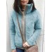 Casual Women Fleece Thick Stitching Stand Collar Long Sleeve Coats Casual Women Fleece Thick Stitching Stand Collar Long Sleeve Coats