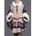 Autumn Winter Thick Shawl Print Cloak 3/4 Sleeve Elegant Coats Autumn Winter Thick Shawl Print Cloak 3/4 Sleeve Elegant Coats