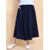 Women Wide Leg Solid Color Cotton Linen Elastic Waist Pants Women Wide Leg Solid Color Cotton Linen Elastic Waist Pants
