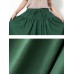Women Wide Leg Solid Color Cotton Linen Elastic Waist Pants Women Wide Leg Solid Color Cotton Linen Elastic Waist Pants